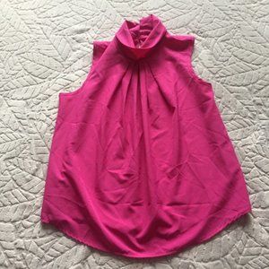 Dressy high neck shirt